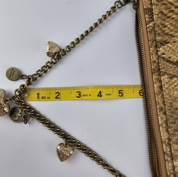 Kathy Van Zeeland Python Print Clutch - Picture 7 of 7